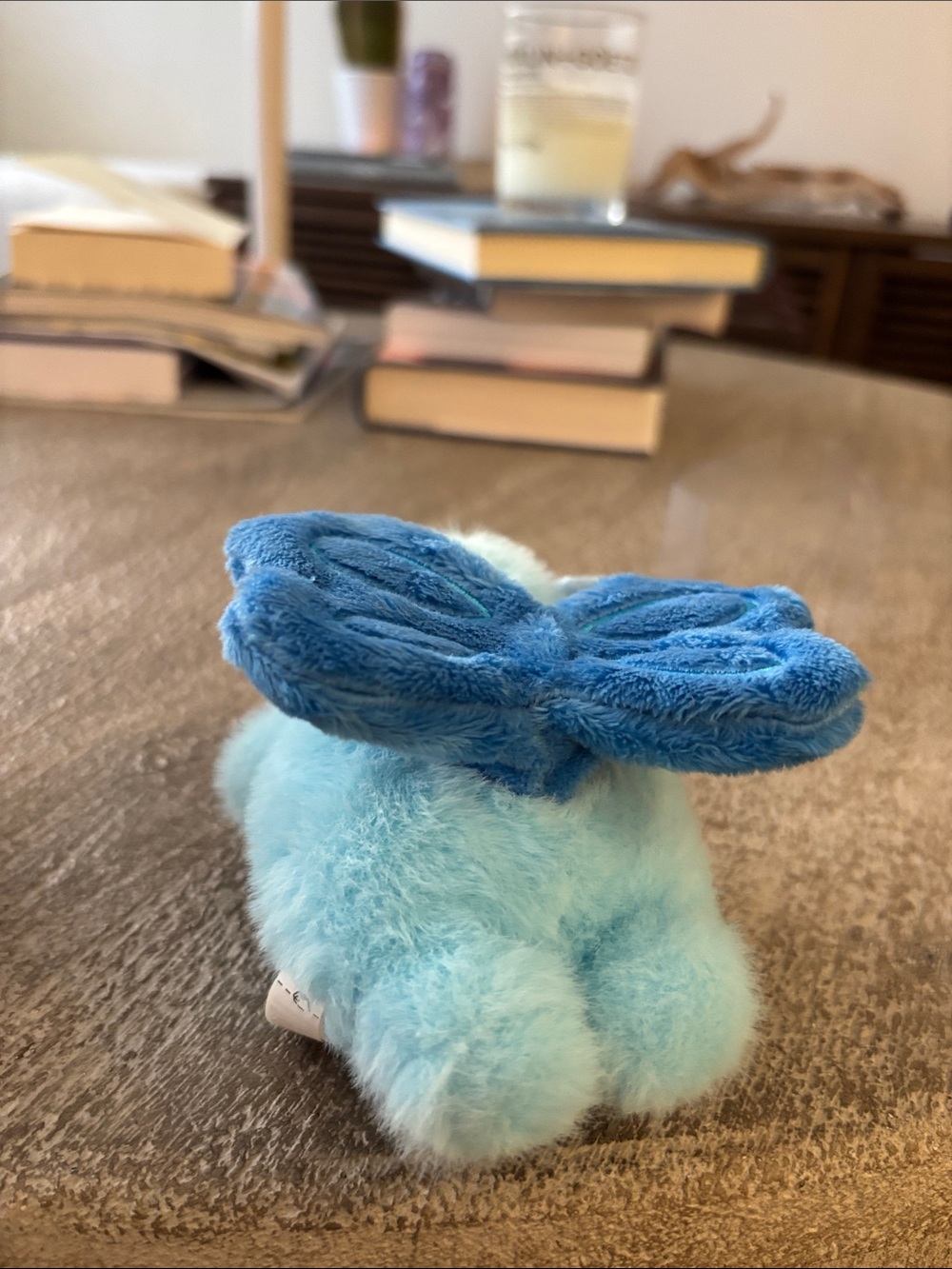 Blue Plush Pucky Flying Babies Keychain Clip-On Soft Toy Butterfly 🫶🏼 - Picture 4 of 7